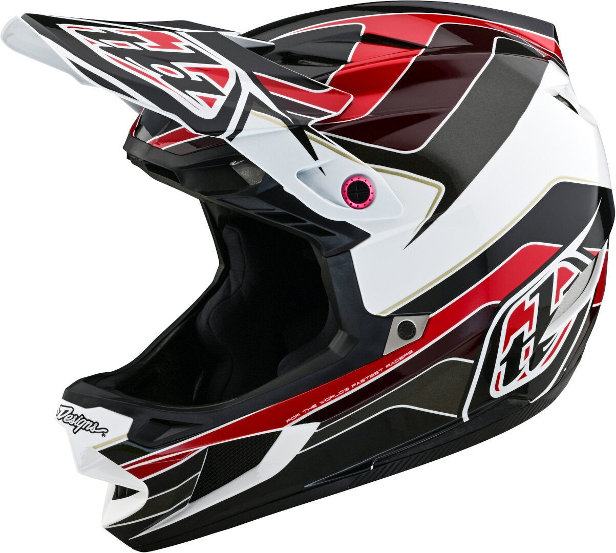 TLD D4 Polycrylite Helmet Charcoal/Red Xl