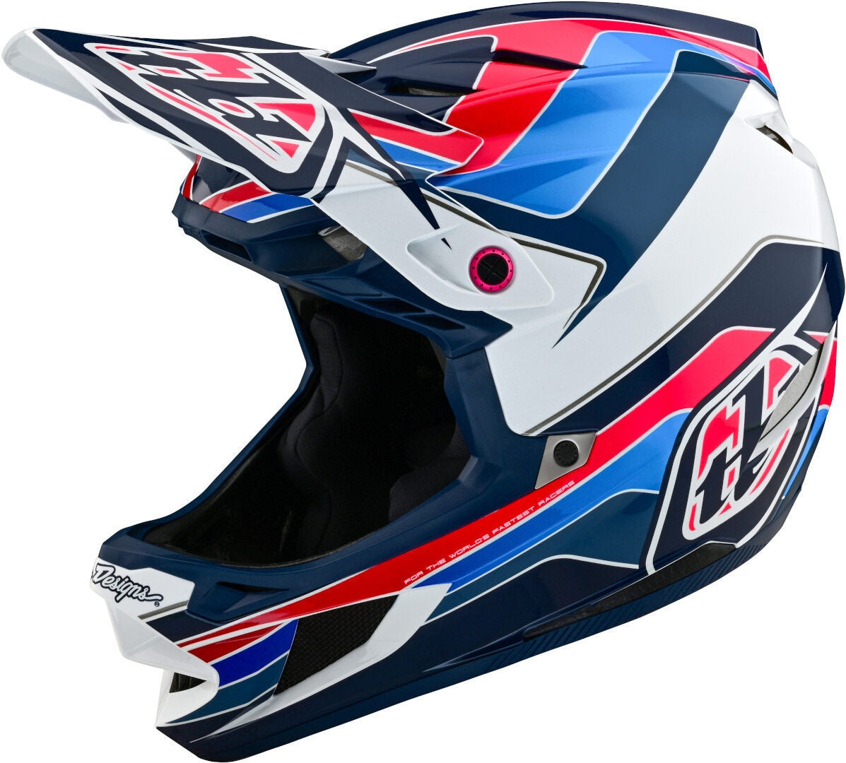 TLD D4 Polycrylite Helmet Blue/White Xl