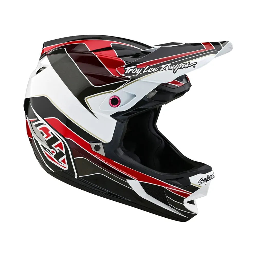 TLD D4 Polycrylite Helmet Charcoal/Red XS