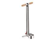 Lezyne, Alloy Floor Drive 3.5", Floor Pump, ABS-1 Pro Chuck, 220psi, Silver