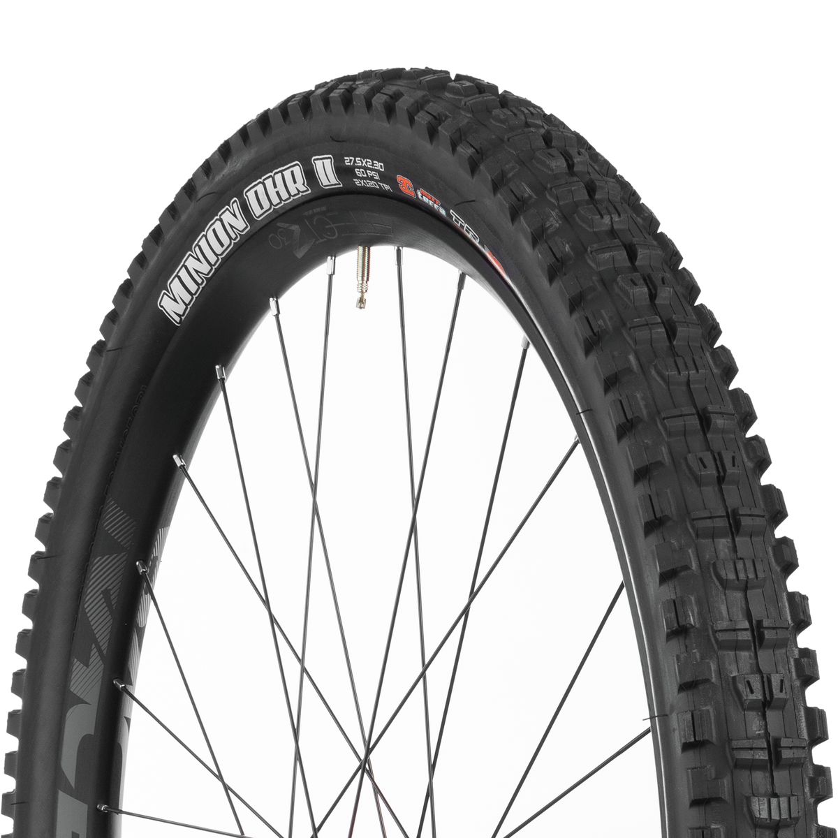 Maxxis, Minion DHR2, Tire, 27.5''x2.30, Folding, Tubeless Ready, 3C Maxx Terra, Double Down, 120x2TPI, Black