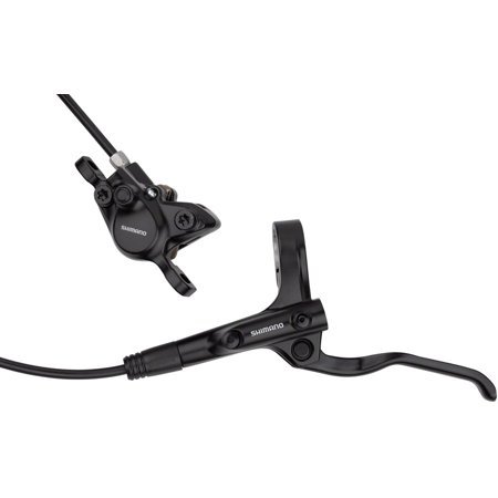 DISC BRAKE ASSEMBLED SET, BL-MT200(L), BR-MT200(F), BLACK, W/O ADAPTER, RESIN PAD (W/O FIN), SM-BH59-SS 1000 MM BLACK