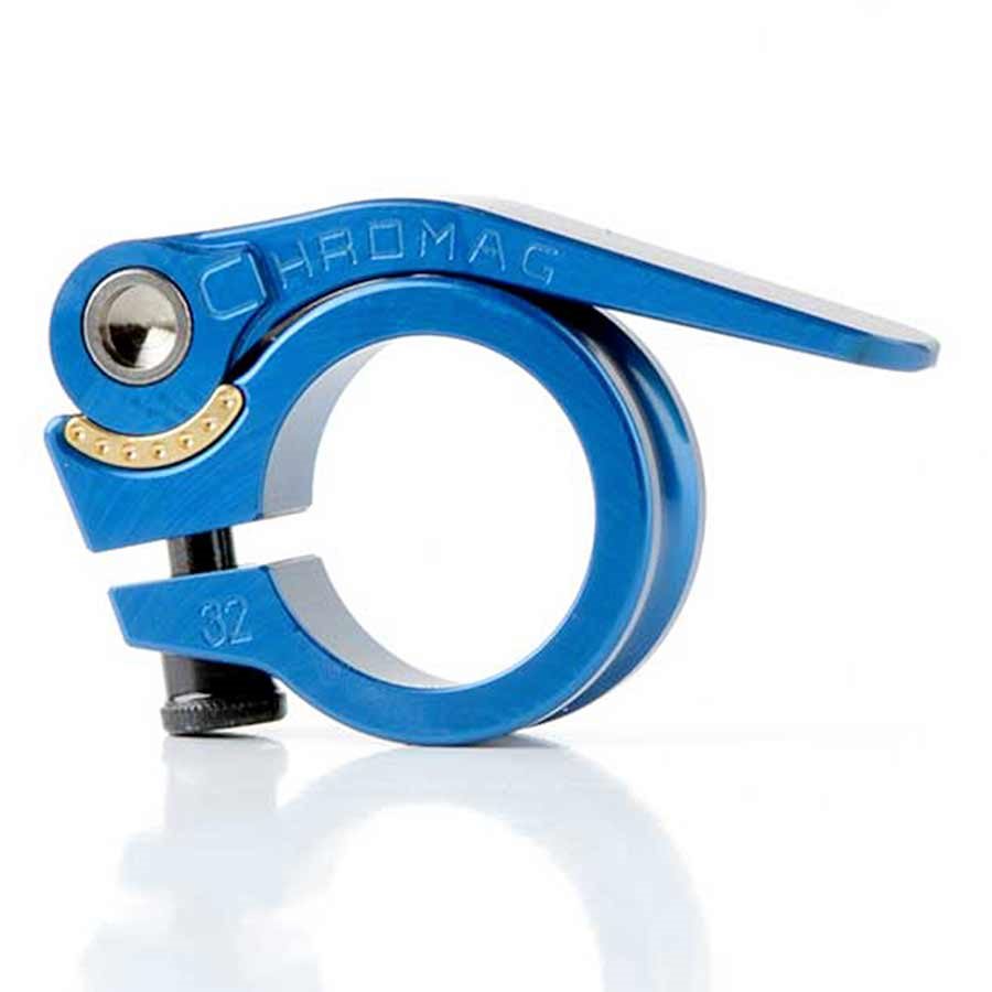 Chromag Seat Collar QR Blue 35mm