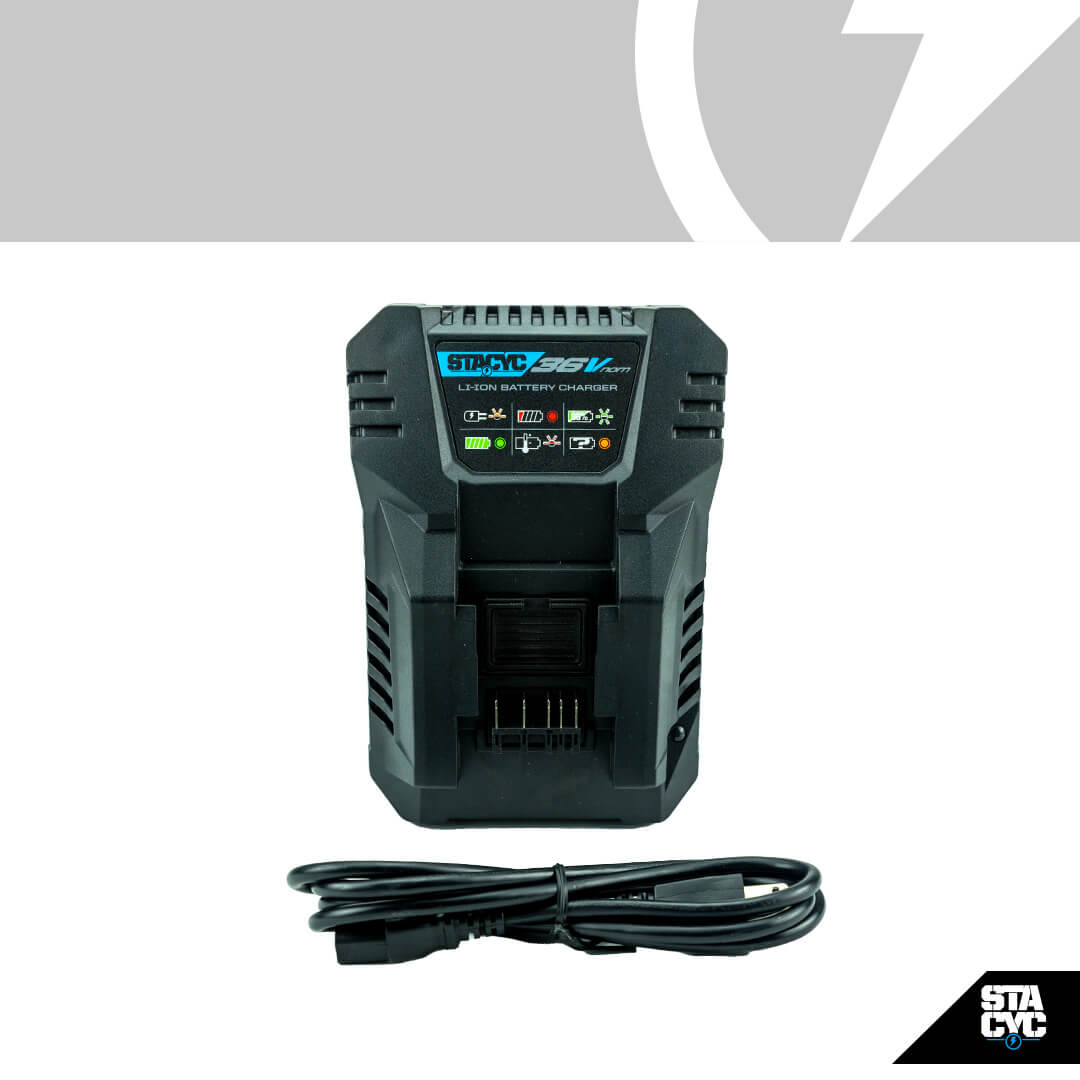 18V/36V FAST SMART BATTERY CHARGER - 3AH/6AH