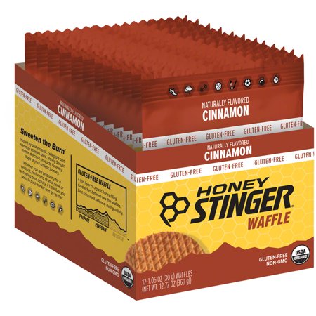Honey Stinger, Organic Gluten Free Waffles, Bars, Cinnamon, (1PC)