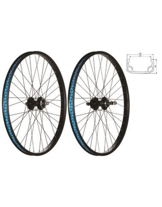 49N WHL FR 24" RIM/DSC NUT BLK