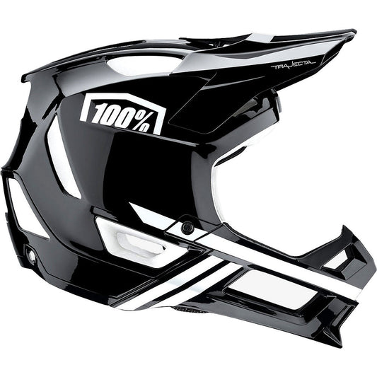 100% TRAJECTA Helmet w/Fidlock Black/White L
