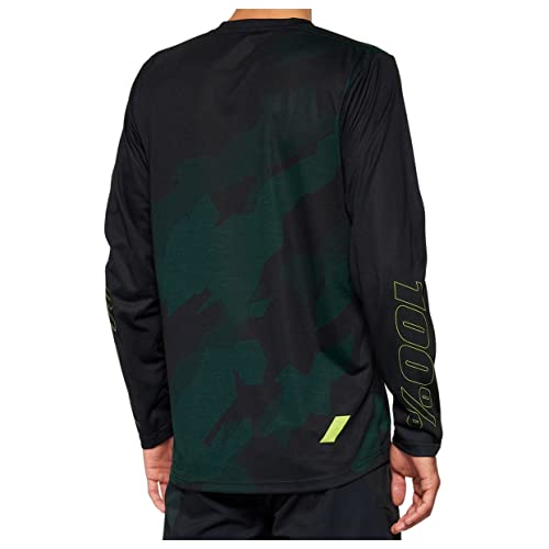 100% AIRMATIC LE Long Sleeve Jersey Black Camo XL