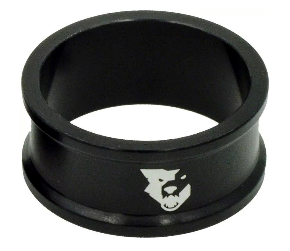 Wolf Tooth Components, Precision 15mm, Headset Spacer, 1-1/8'', Height: 15mm, 6061-T6 Aluminum, Black