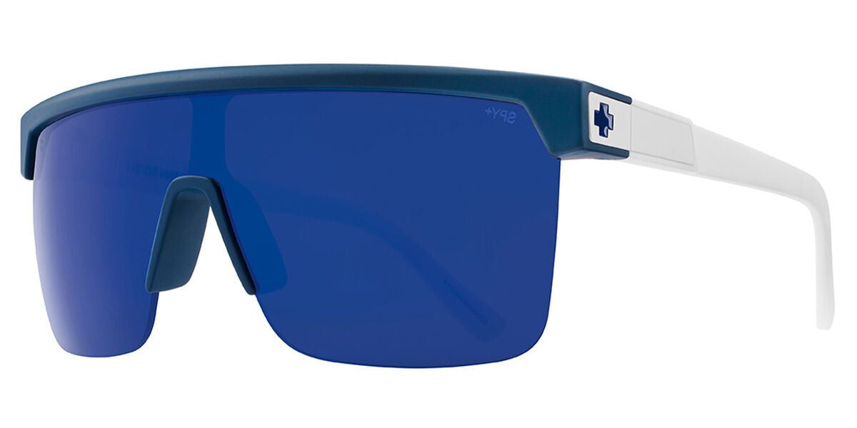 Flynn 5050 Matte Blue Matte White - Happy Gray Green Blue Mirror