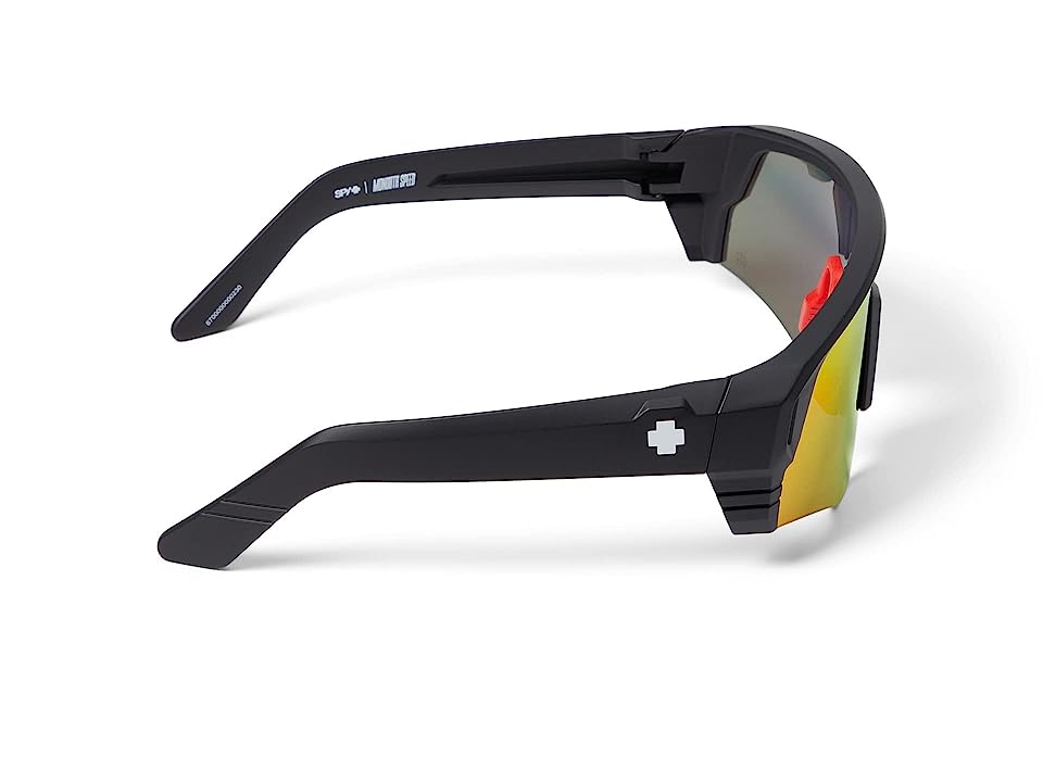 Spy Monolith Speed Matte Black - Happy Boost Polar Orange Mirror