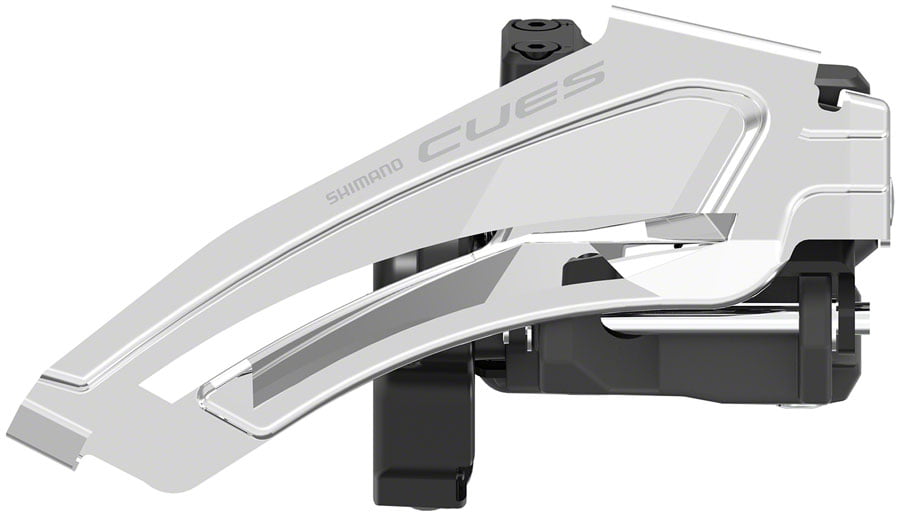 Shimano, CUES FD-U6010-L, Front Derailleur, 2x10/11, Swing: Top, Cable Pull: Dual, Low 28.6/31.8/34.9mm, EFDU6010LX3