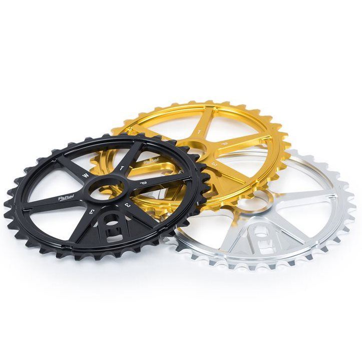 WTP PATROL SPROCKET 28T BLACK