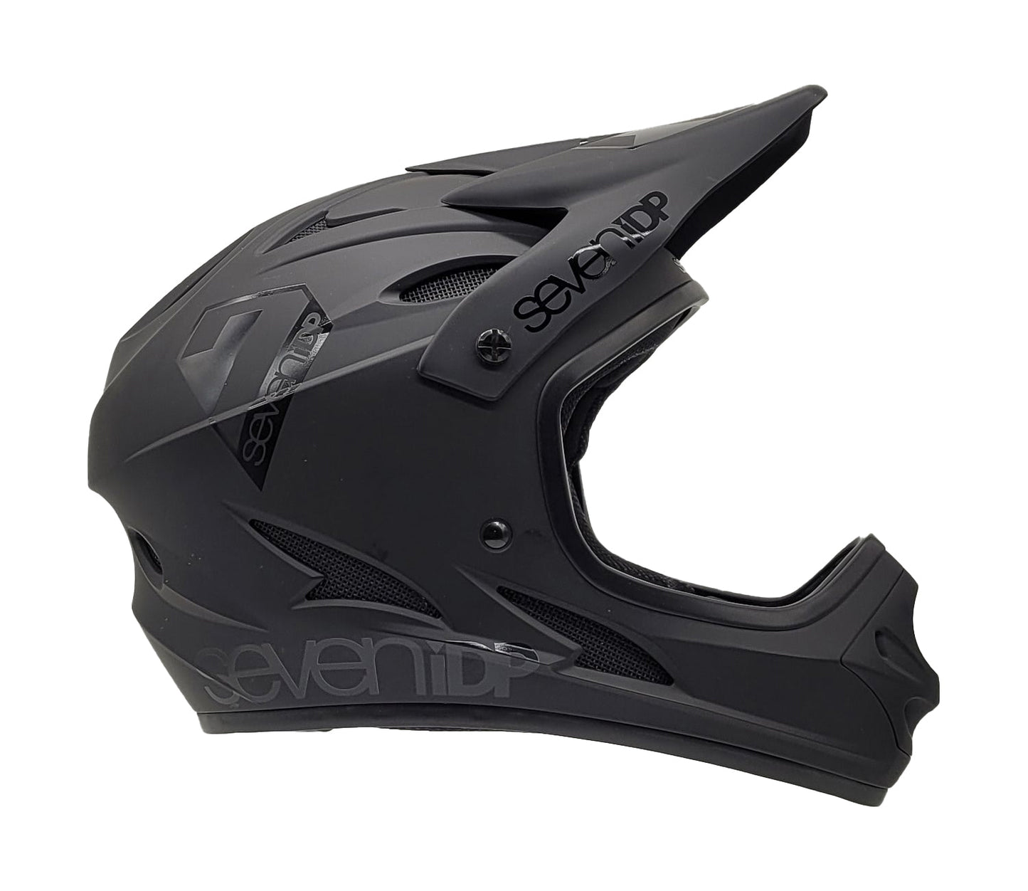 7iDP, M1, Full Face Helmet, Matt Black/Gloss Black, L, 59 - 60cm