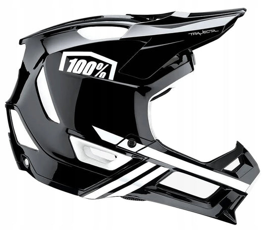 100% TRAJECTA Helmet w/Fidlock Black/White M
