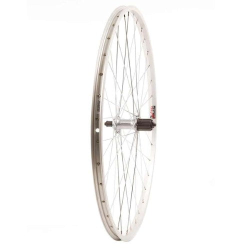 Wheel Shop, Alex X101 Silver/ Shimano Acera FH-T3000, Wheel, Rear, 700C / 622, Holes: 36, QR, 135mm, Rim, Shimano HG