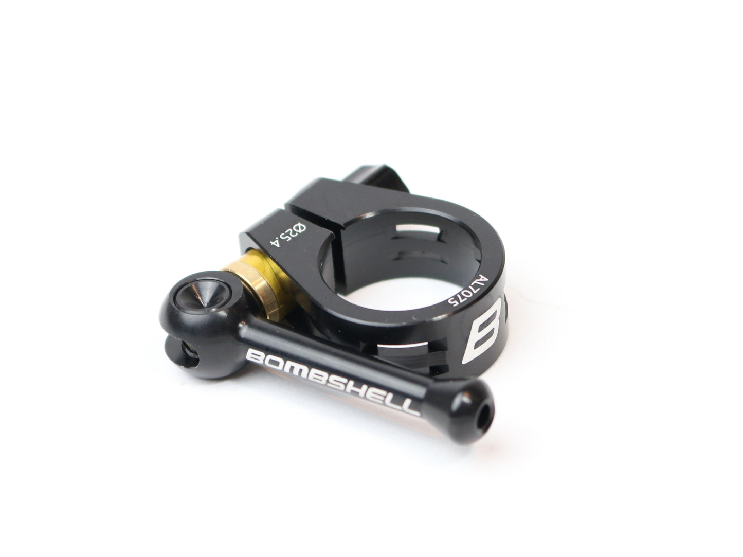Bombshell Ti Seat Post Clamp Red 25.4