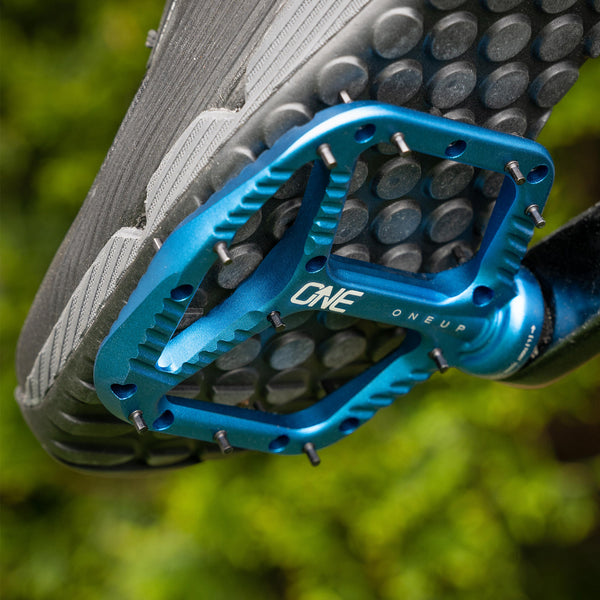 One Up Aluminum Pedal BLU L