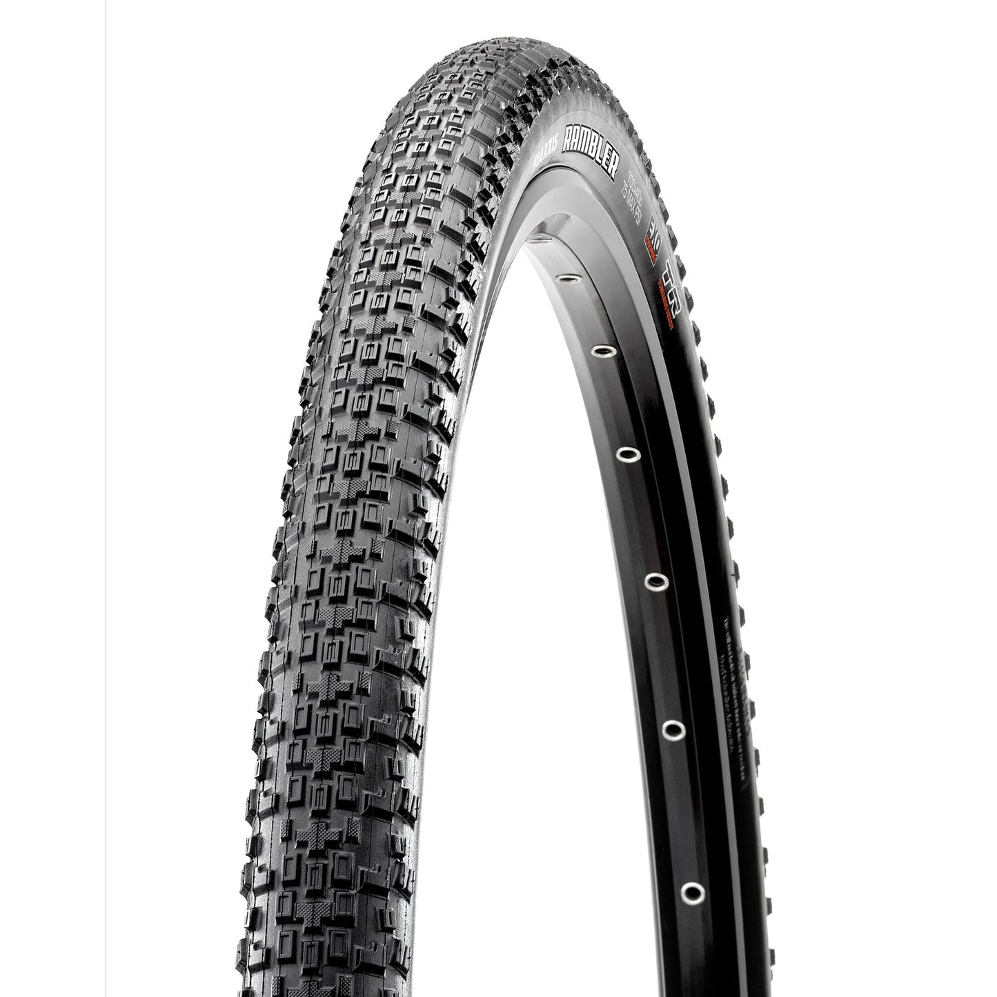 Maxxis, Rambler, Tire, 650x47C, Folding, Tubeless Ready, Dual, EXO, 120TPI, Black