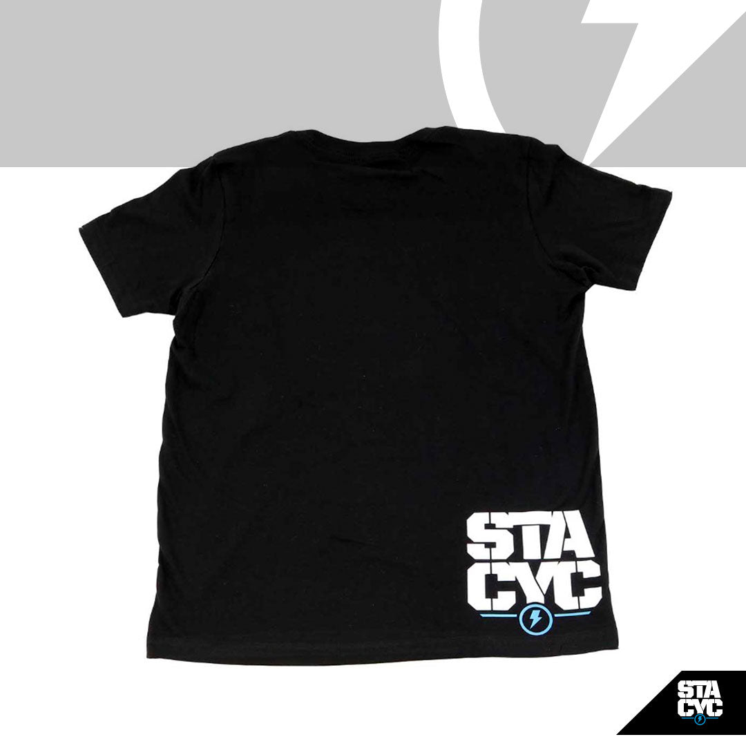 T-SHIRT BOLT LOGO - KIDS | L | BLACK