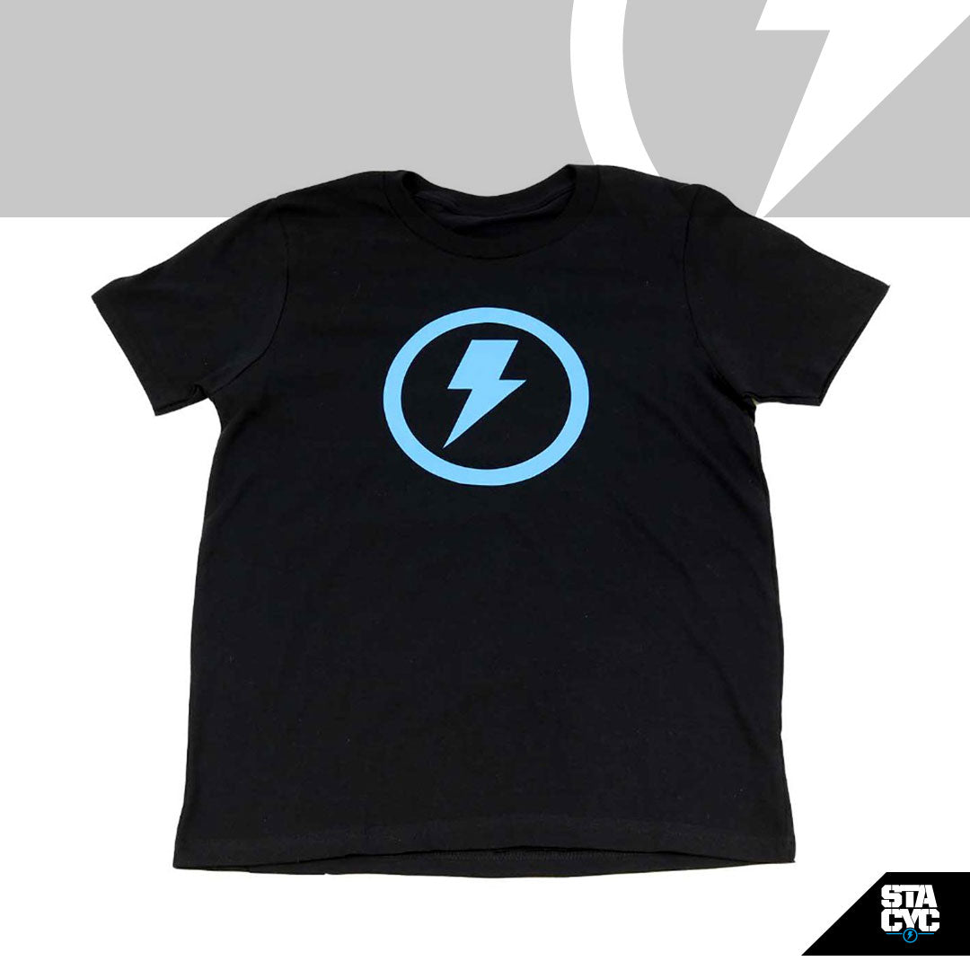 T-SHIRT BOLT LOGO - KIDS | L | BLACK