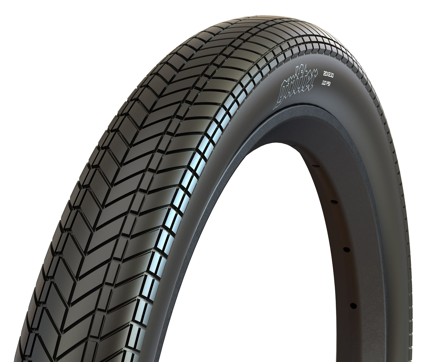 Maxxis, Grifter, Tire, 20''x2.10, Folding, Clincher, EXO, 120TPI, Black
