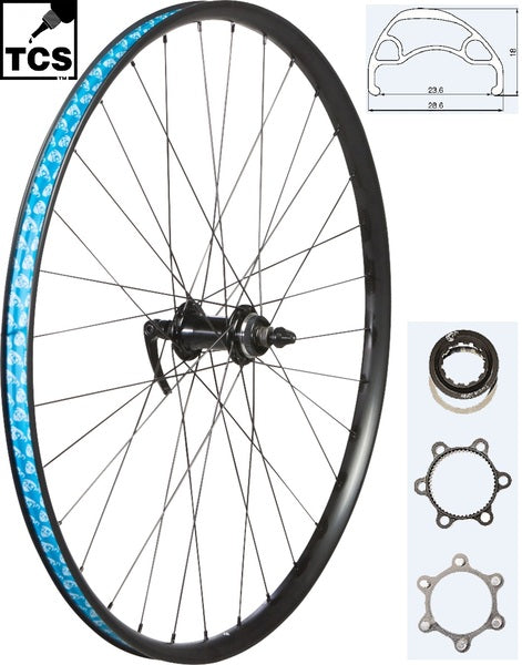49N 26" MTB/URBAN DISC FRONT WHEEL - QR