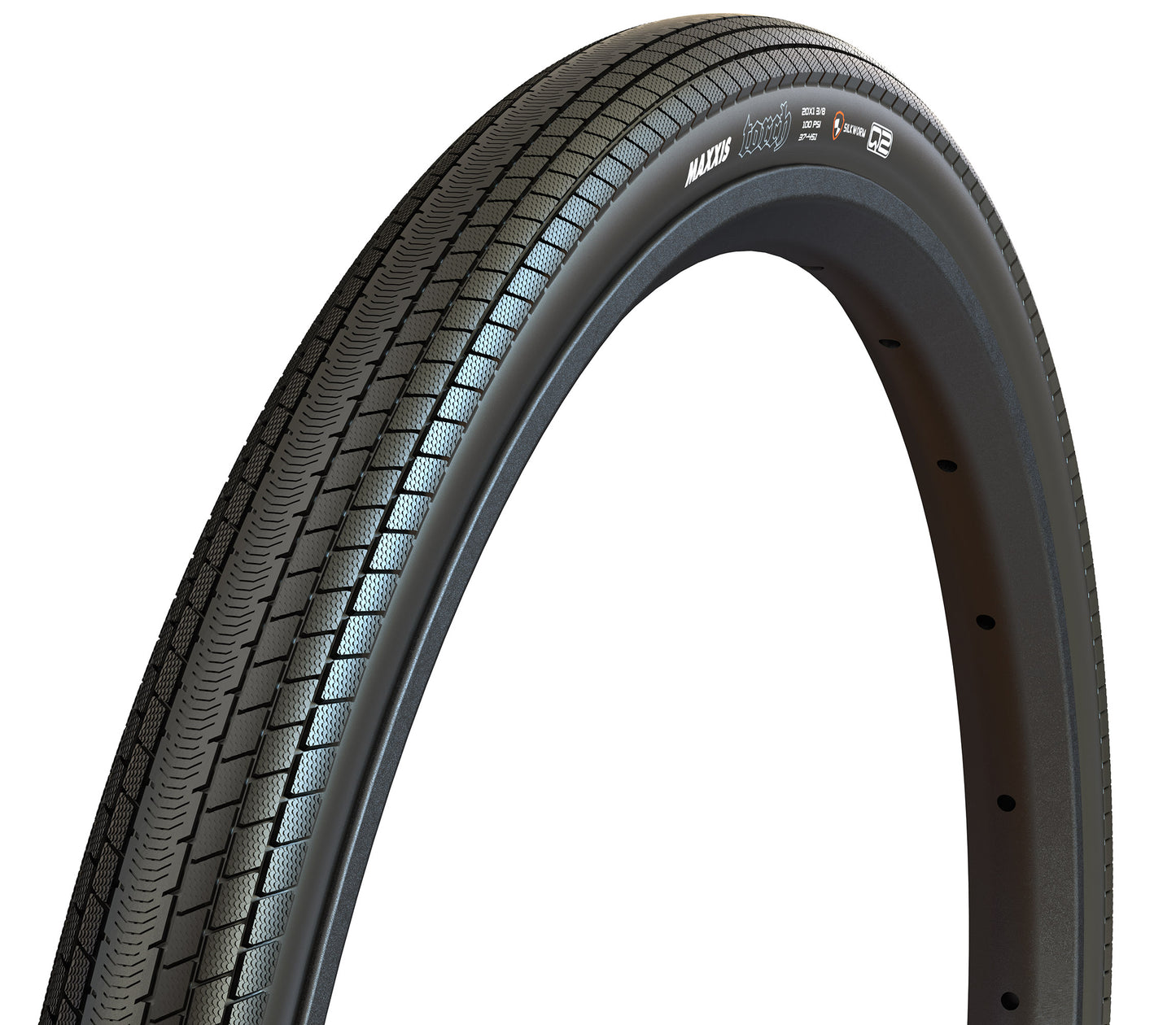 Maxxis, Torch, Tire, 20''x1.95, Folding, Clincher, Dual, EXO, 120TPI, Black