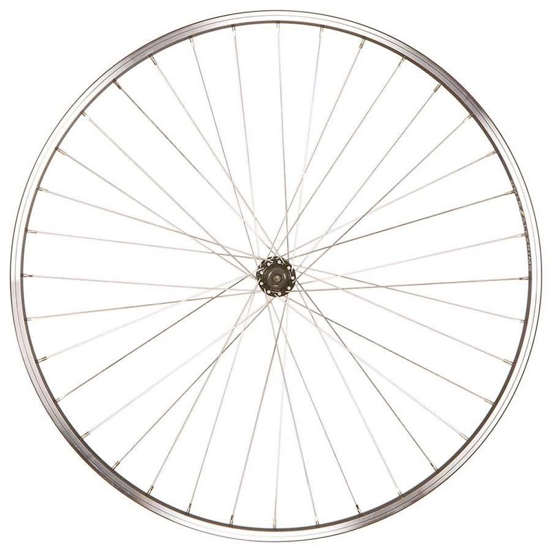 Wheel Shop, Alex DM18 700c Black/ Shimano FH-TY500, Wheel, Rear, 700C / 622, Holes: 36, QR, 135mm, Rim, Shimano 7