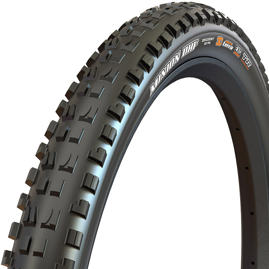 Maxxis, Minion DHF, Mountain Tire, 27.5''x2.80, Folding, Tubeless Ready, Dual, EXO, 320TPI, Black
