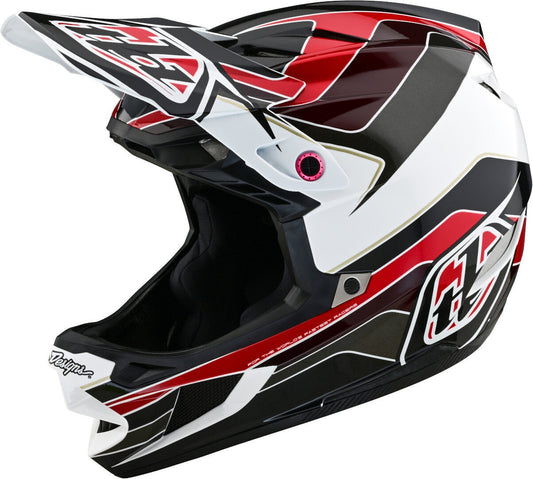 TLD D4 Polycrylite Helmet Charcoal/Red SM
