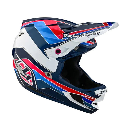 TLD D4 Polycrylite Helmet Blue/White XS