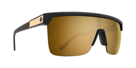 Flynn 5050 25 Anniv Matte Black Gold - HD Plus Bronze with Gold Spectra Mirror