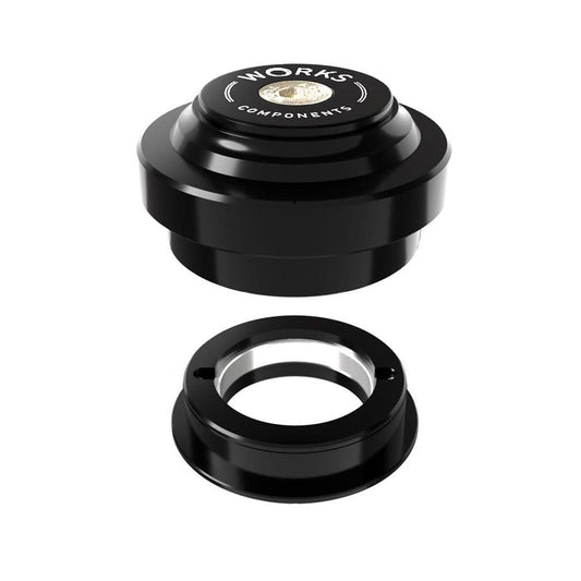 Works Components, 1.0 1 1/8", ,EC44/28.6 | ZS44/30, ZS, External threadless, Complete, Black