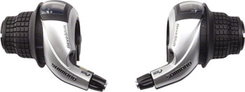 Shimano, Tourney Revoshift SL-RS45, Shift levers, 8 sp., Black, Pair