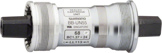 CARTRIDGE BOTTOM BRACKET SET BB-UN55 NON-SPLINED TYPE AXLE