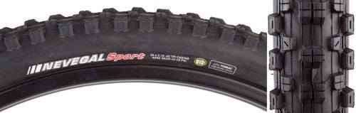 Kenda, Nevegal, Tire, 26''x2.10, Wire, Clincher, DTC, 60TPI, Black