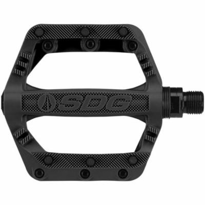 SDG Components, Slater, Platform Pedals, Body: Nylon, Spindle: Cr-Mo, 9/16'', Black, Pair