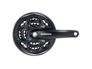 FRONT CHAINWHEEL, FC-M311-L, FOR REAR 7/8-SPEED, 175MM, 42X32X22T FOR HG-CHAIN, W/CHAIN GUARD, CHAIN CASE COMPATIBLE, BLACK