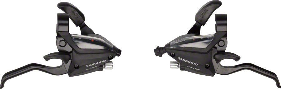 Shimano, Altus ST-EF500, Shifter-Brake Lever, Speed: 3x8, Black, Set