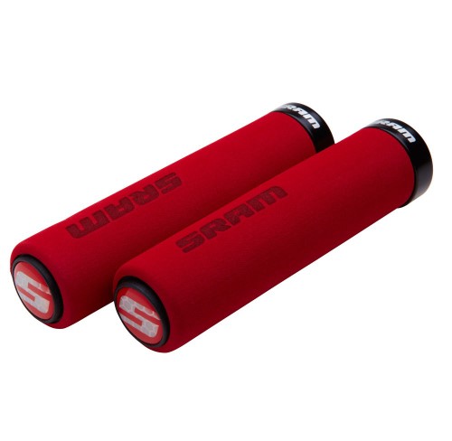 SRAM, Foam Locking, Grips, Black, Pair