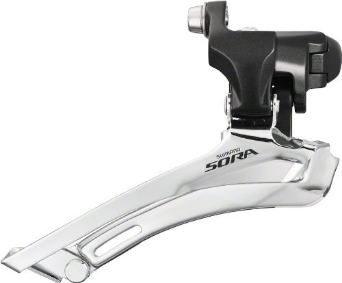 FRONT DERAILLEUR, SORA, FD-3500 BAND-TYPE 31.8MM W/28.6MM ADAPTER, FOR DOUBLE CHAINWHEEL, IND.PACK