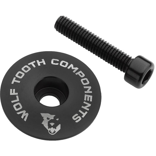 Wolf Tooth Components, Ultralight Stem Cap and Bolt, 1-1/8'', Purple