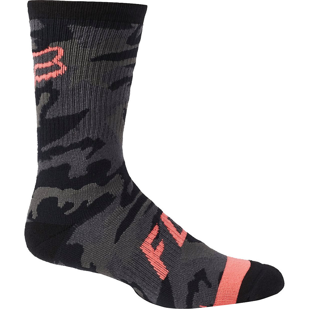 Fox Defend Sock 8" Blk/Camo SM/MD summer