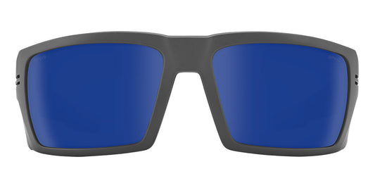 Rebar ANSI Matte Gunmetal - Happy Gray Green Polar w/ Dark Blue Spectra Mirror