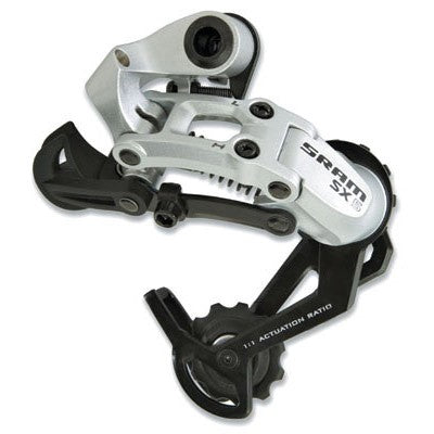 SRAM, X5, Rear derailleur, 9sp, Medium cage, Black