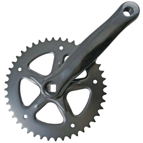 Varia, Varia, Lasco Crankset, 44T, Black, 170mm