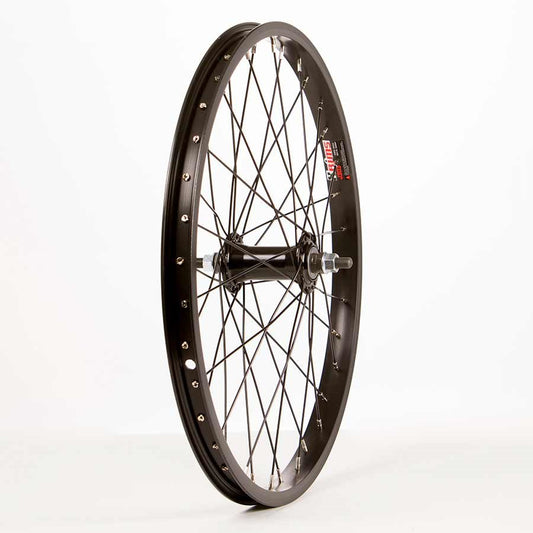Wheel Shop, Alex J303 Black/ Joytech A075, Wheel, Front, 20'' / 406, Holes: 36, Bolt-on 3/8", 100mm, Rim