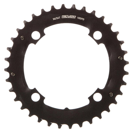 SRAM, 36T, 10 sp, BCD 104mm, 4-Bolt, Outer Chainring