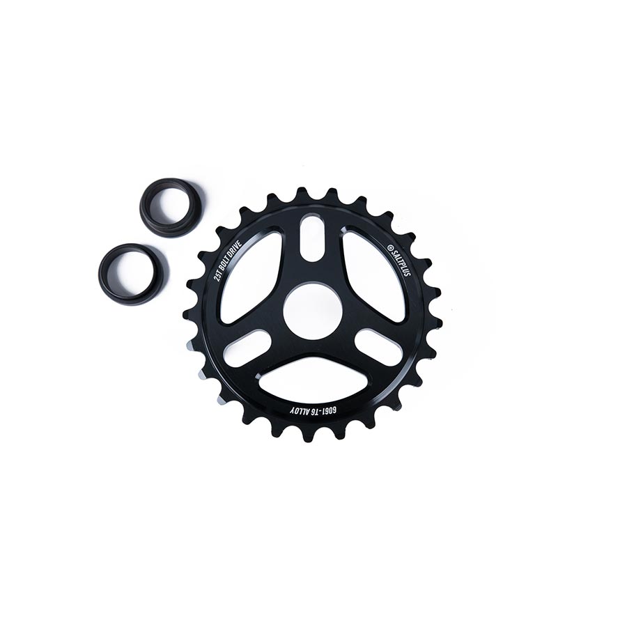 Salt Plus, Trident, Chainring, Teeth: 28, 6061-T6 Aluminum, Black